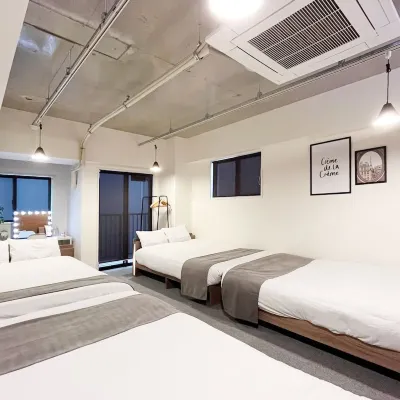 Heart of Fukuoka! 3min from Nakasu-Kawabata Station! A modern space, up to 10ppl, bars and nightlife Hotels near TENPYODO Art Gallery