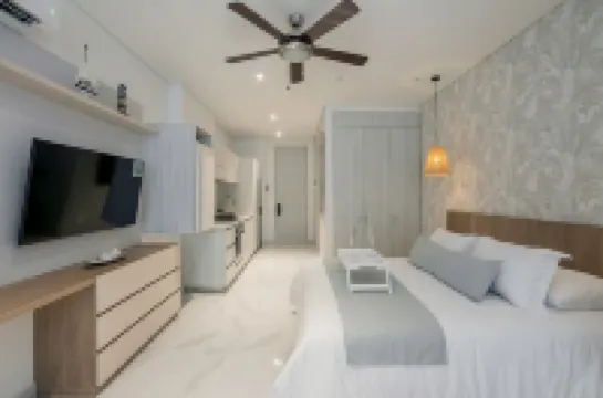 SÜI Loft Sea View Premium Apartment | 2 Bathrooms, Swimming pool, Beach access | Rent Santa Marta Hotels in 