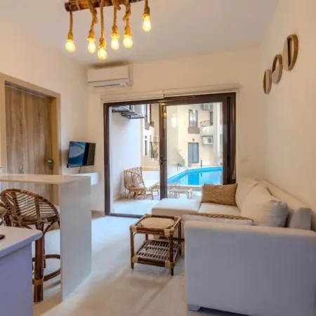 Relaxing 1BR Apartment-Pool View-Close To El Gouna