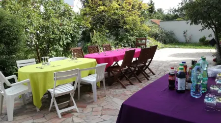 Family studio with AC, parking, terrace 600m RER B, direct to ND of Paris Отели рядом с достопримечательностью «Sceaux Park»