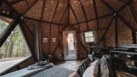 The Shroom Room | Romantic Dome with view near Smokies on Nolichucky River - Mountain view