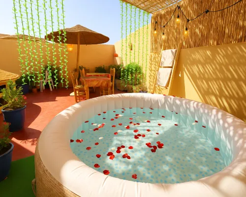 Riad Safran Rouge Jacuzzi RoofTop Hotéis em Marraquexe