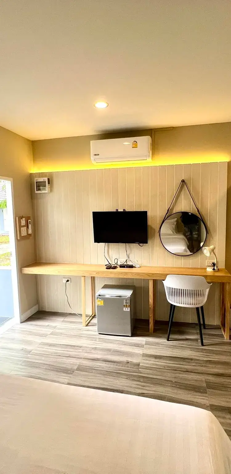 ห้องพักเตียงเดี่ยว วิวสวน