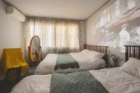 Gwangalli 10min | Free Parking | Queen 1 + Super Single 2 | Quiet Stay | Free Luggage Storage | 1F - maisons de vacances