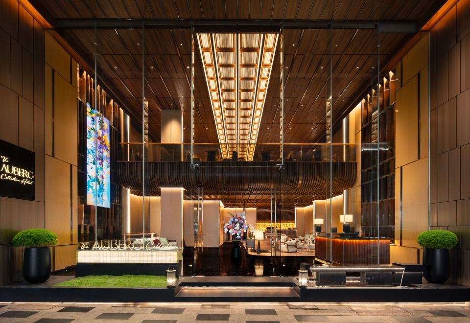 The Auberg Collection Hotel boutique rooms and courtyard