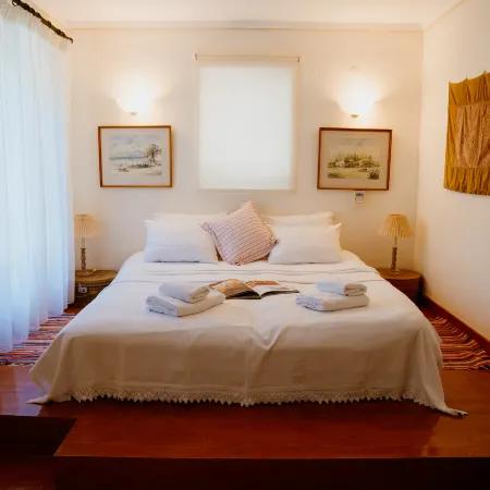 A Luxury Traditional Seafront Villa with amazing ambience and view in 15acre Olive Groove