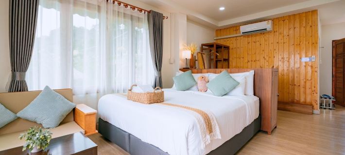 อาข่าวิว โรงแรมในอำเภอ แม่สรวย