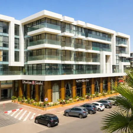 DHAJIA Morocco | Agadir Bay 2BR Pool Apartment