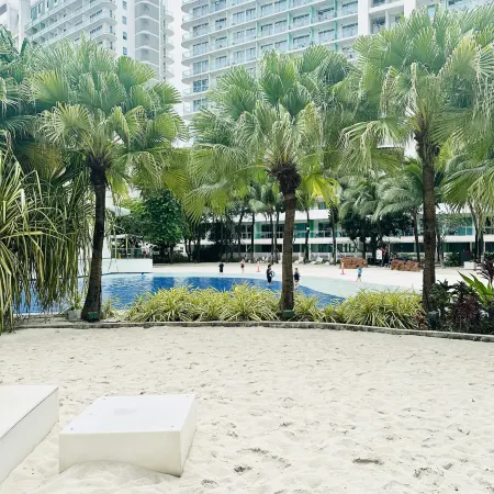 We Vibe, Azure Urban Resort Residences with man-made beach
