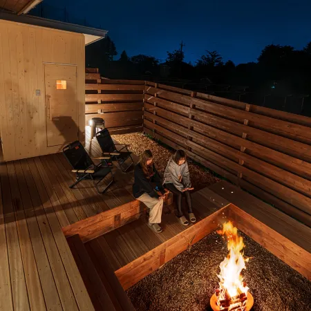 YURAGI｜Karuizawa・Miyota Private Villa｜Sauna・BBQ・Outdoor Bath・Fire Pit
