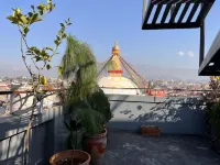 Warm Pink Rooftop apartment with Boudha View -  Ferienwohnungen
