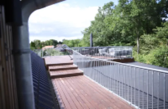 蝴蝶屋 - 歐登塞七人房，附豪華屋頂露台