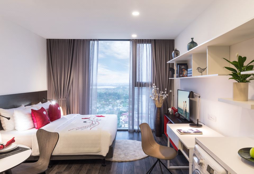 서머셋 웨스트 포인트 하노이의 주방 시설