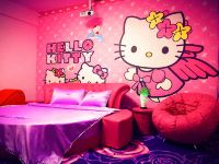 武汉爱琴海情侣主题度假屋 - hellokitty粉红记忆影院主题房