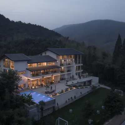렌리 신보 모간 온천 리조트 대두오 저수지 주변 호텔