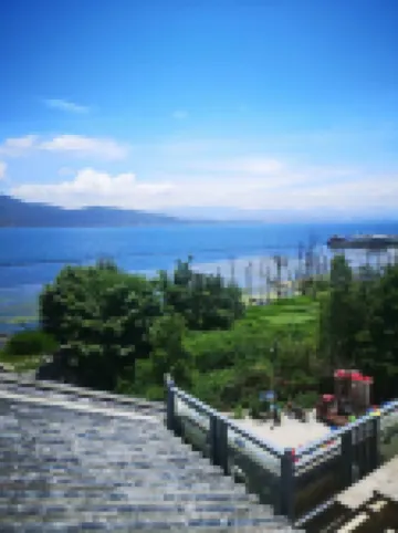 大理海天一オーシャンビュー中国式旅館（洱海生態廊道才村港）