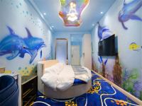 银川蓝色月亮主题酒店 - 蓝色海洋圆床房