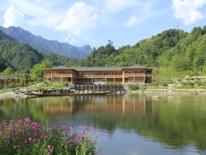 寧陝上壩河國家森林公園秦嶺小鎮