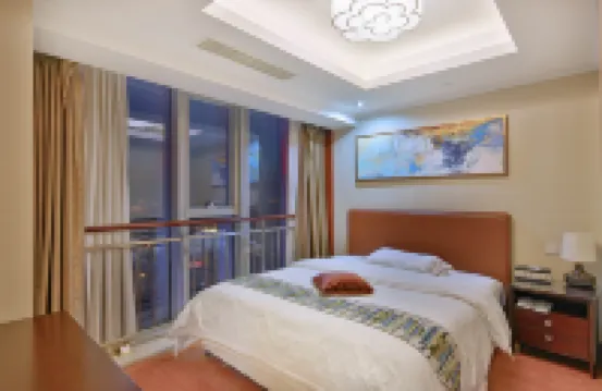 โรงแรมอพาร์ตเมนต์วิวทะเลยวี่หลัน (ศูนย์การค้าปันเตาและศูนย์พายเรือโอลิมปิก ชิงเต่า ศูนย์รถไฟจีน)