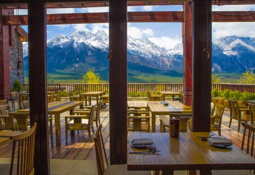 진마오 퓨리얼 마운틴 리장 외관 또는 객실 전망