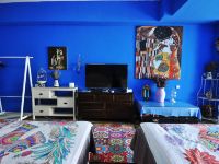 烟台异域美宅海景公寓 - 双大床蓝色土耳其房