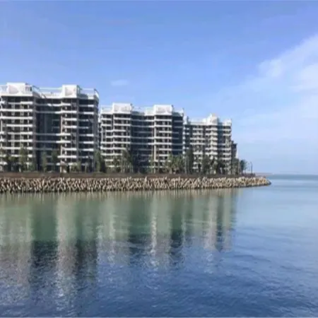 Ocean flower island Agean sea hotel