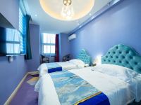 银川蓝色月亮主题酒店 - 温馨舒适双床房