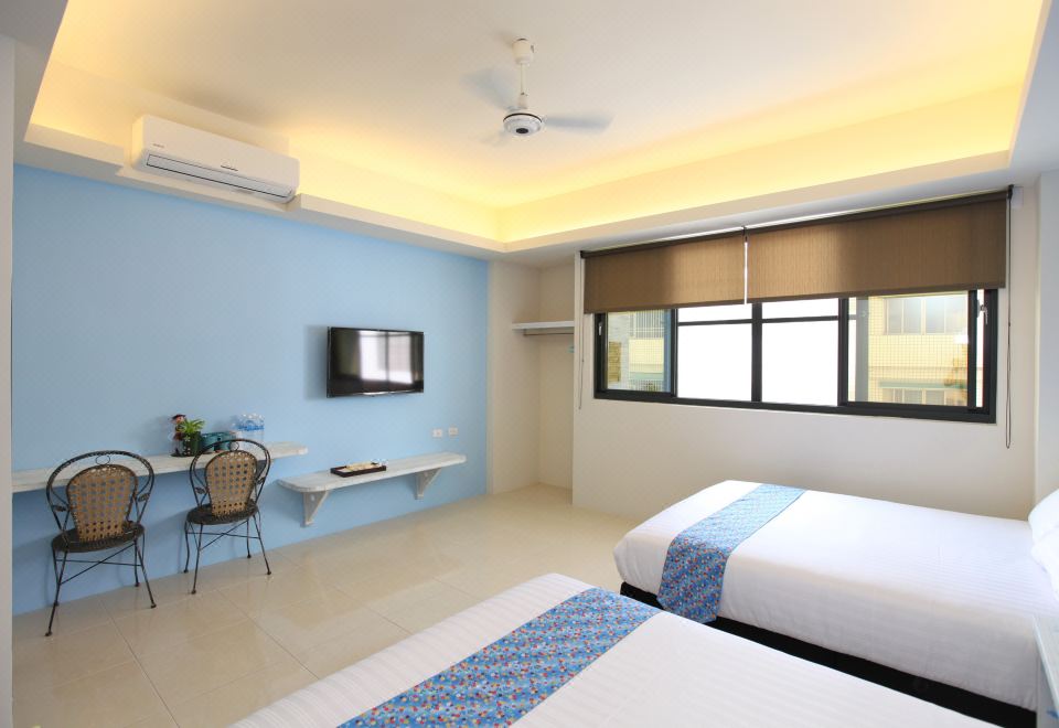 Anping No.72 Hostel의 편안한 객실 모습