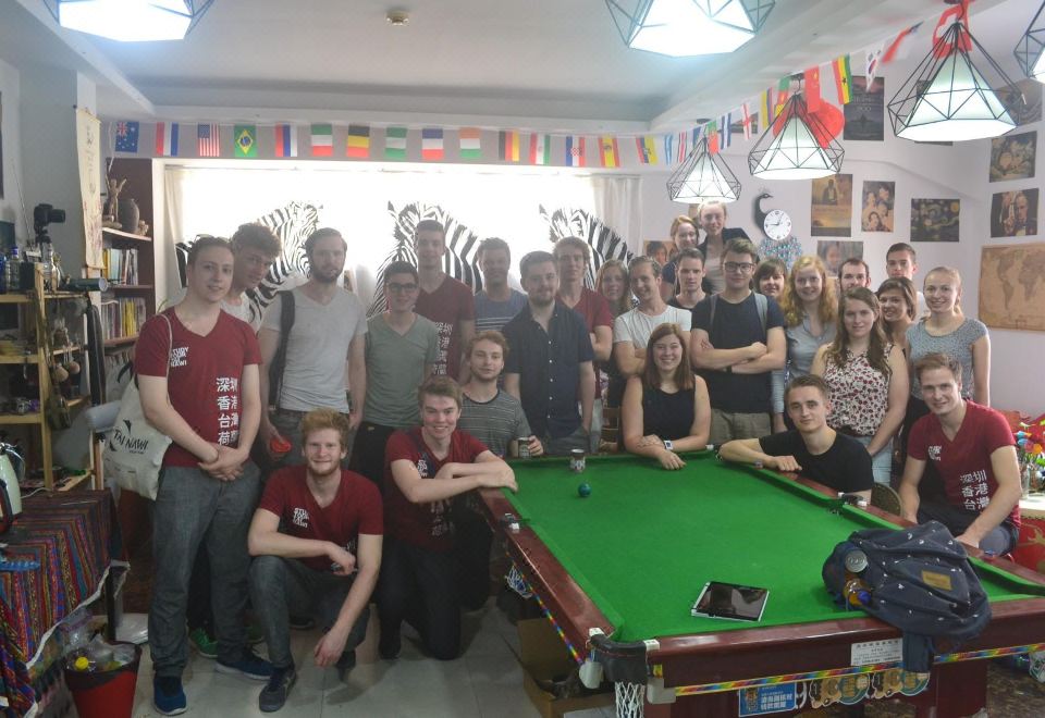 다국적 여행자 교류