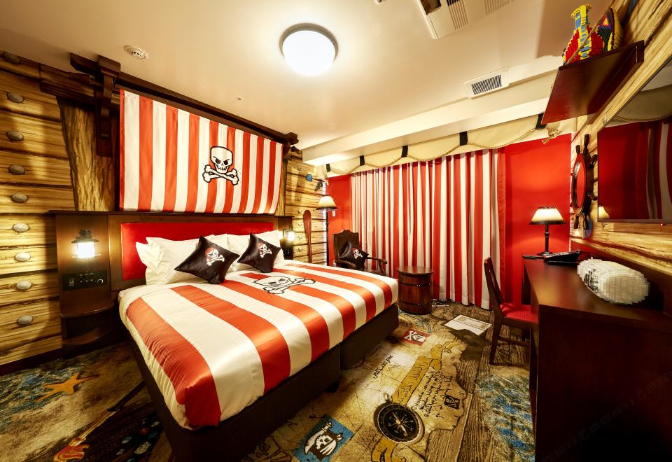 레고랜드 재팬 호텔 로비의 레고 장식