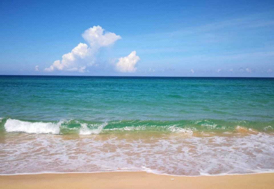 완닝 해변의 아름다운 풍경