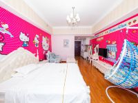 寓米公寓(广州番禺万达店) - 粉色浪漫情侣吊篮大床房