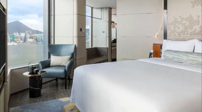 ヴィクトリアハーバースイート(キングベッド1台) ハイアット セントリック ヴィクトリア ハーバー 香港の写真