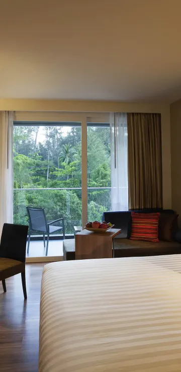 ห้องซูพีเรียร์เตียงคิงไซส์ฝั่งทะเล วิวสวน