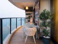 惠州小径湾四通上居海景度假公寓 - 轻奢美式270度海景两房一厅