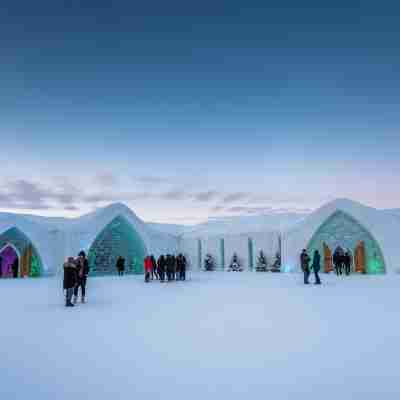 Hotel de Glace (Ice Hotel) Hotel Exterior