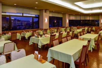 レストラン 越後湯沢温泉 露天大岩風呂の宿 湯沢東映ホテルの写真