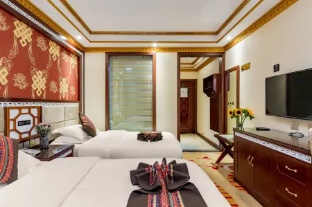 花築·香格里拉一抹藍美景飯店（獨克宗古城店）