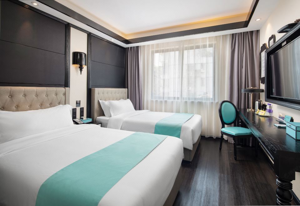 브룩 호텔 근처 항저우 거리 풍경