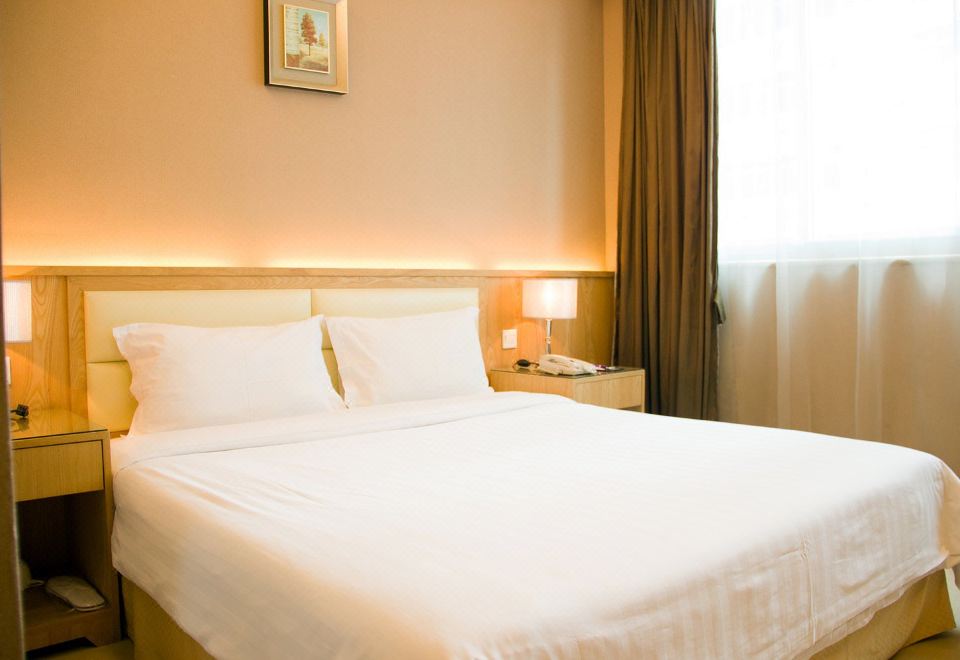 랑시위 호텔의 깨끗한 객실 내부