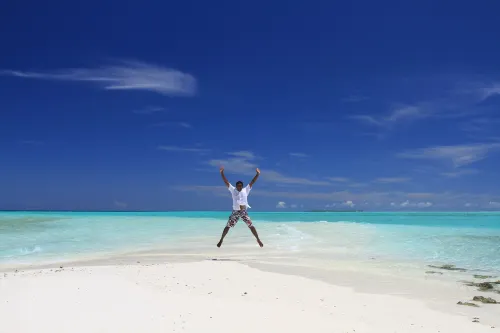 Beach Heaven Maldives - Golden Turtle Guest House فنادق في Huraa