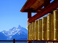 明珠拉卡雪山観景ホテル（飛來寺梅里雪山観光地） - マウンテンビュー