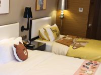 黄山馥丽蓝山酒店 - 粉红猪和巧克力熊主题房