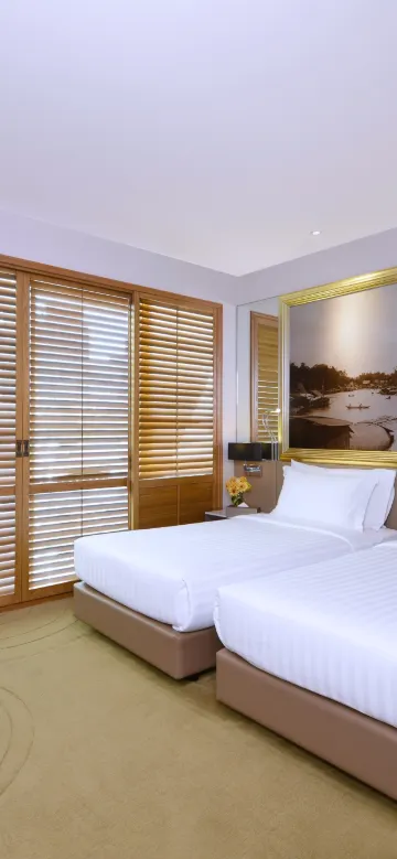 ห้องสวีท, 2 ห้องนอน, ระเบียง