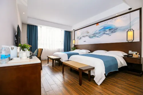 chayuan affordable luxury hotel - مطابخ