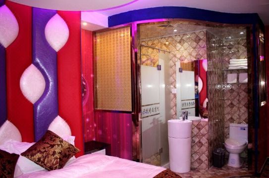 상하이 싱위에 패션 호텔 침대