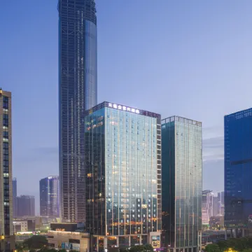 樂福全套間酒店（蘇州金雞湖博覽中心店） 鄰近时代广场的酒店