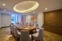 Fujian Minyuan Hotel (Minhou University Town Minjiang University Academic Exchange Center) - servizio colazione