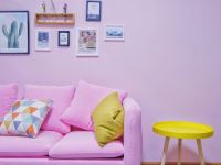 成都蕉空间公寓(文星耍街分店) - 温馨粉色一室一厅套房