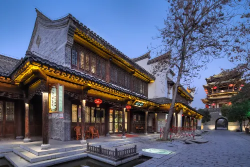 Hetian Inn (Tai'erzhuang Ancient City Water View Hotel) - موقف سيارات